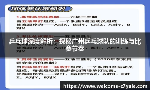 乒乓球深度解析：探秘广州乒乓球队的训练与比赛节奏
